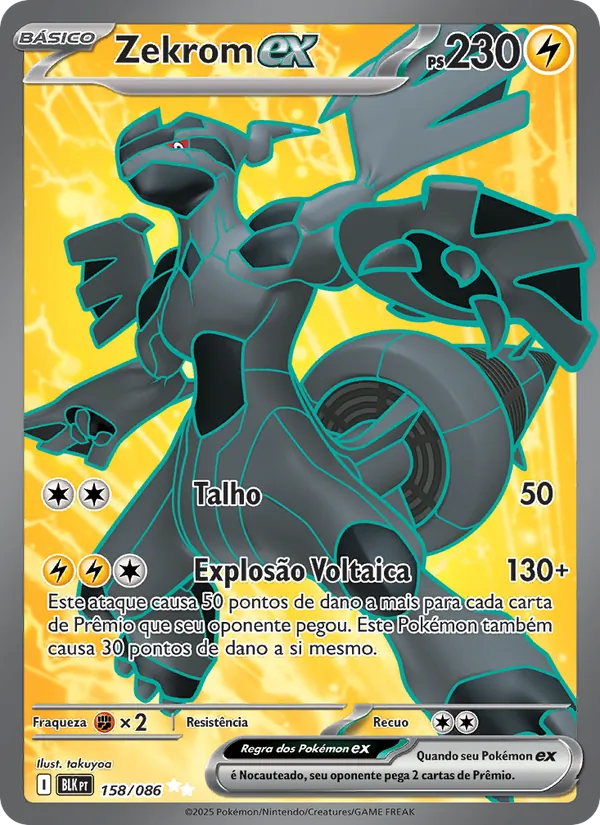Zekrom ex (Black Bolt #158/86)