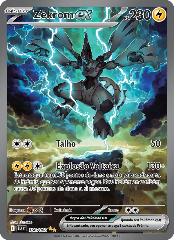 Zekrom ex (Black Bolt #166/86)