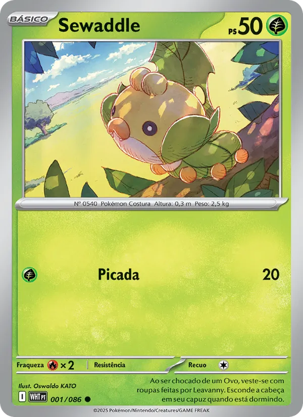 Sewaddle (White Flare #001/86)