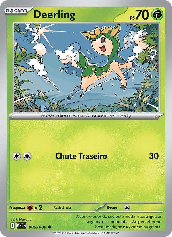 Deerling (White Flare #006/86)