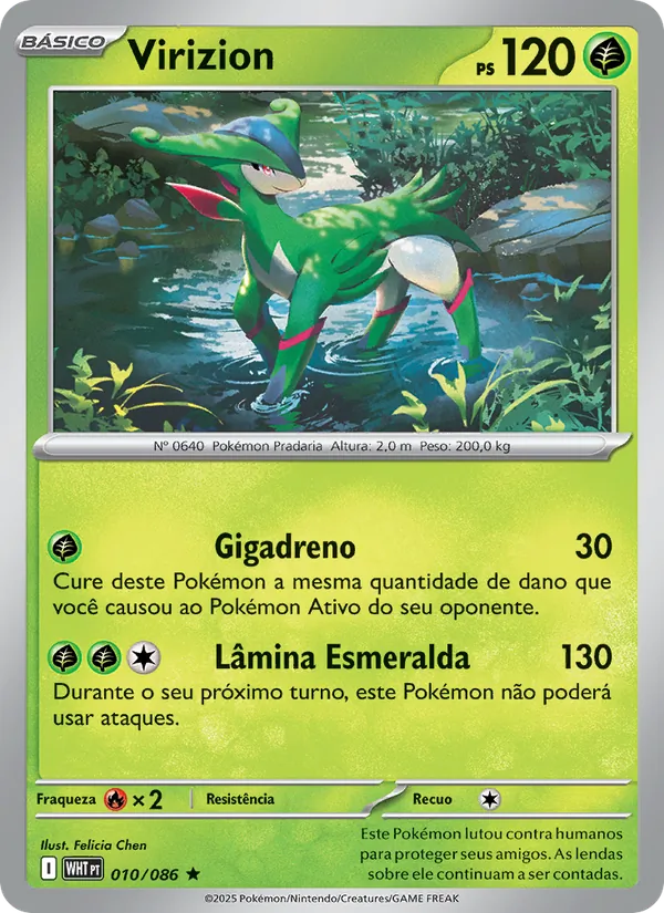 Virizion (White Flare #010/86)