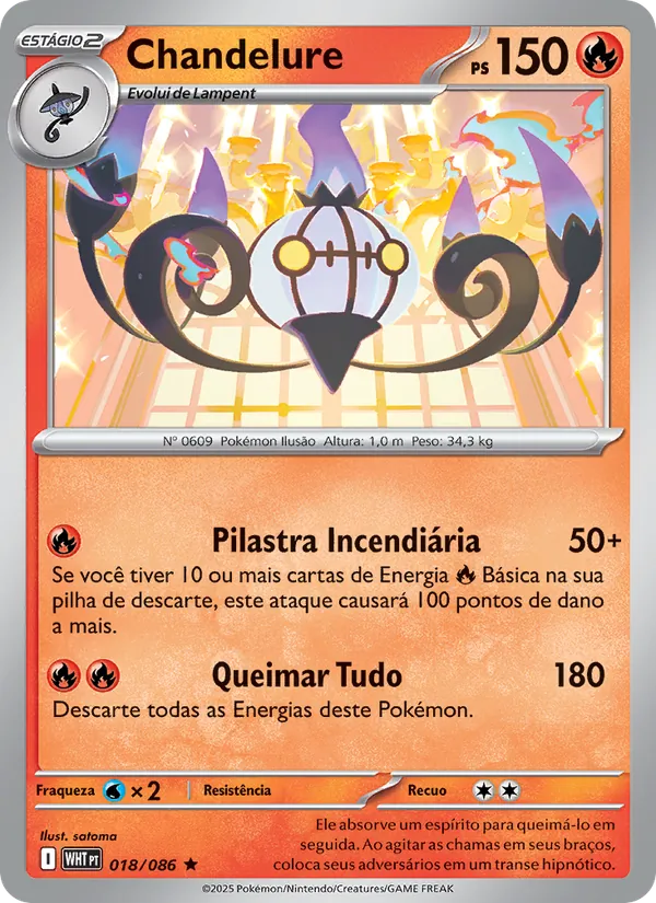 Chandelure (White Flare #018/86)
