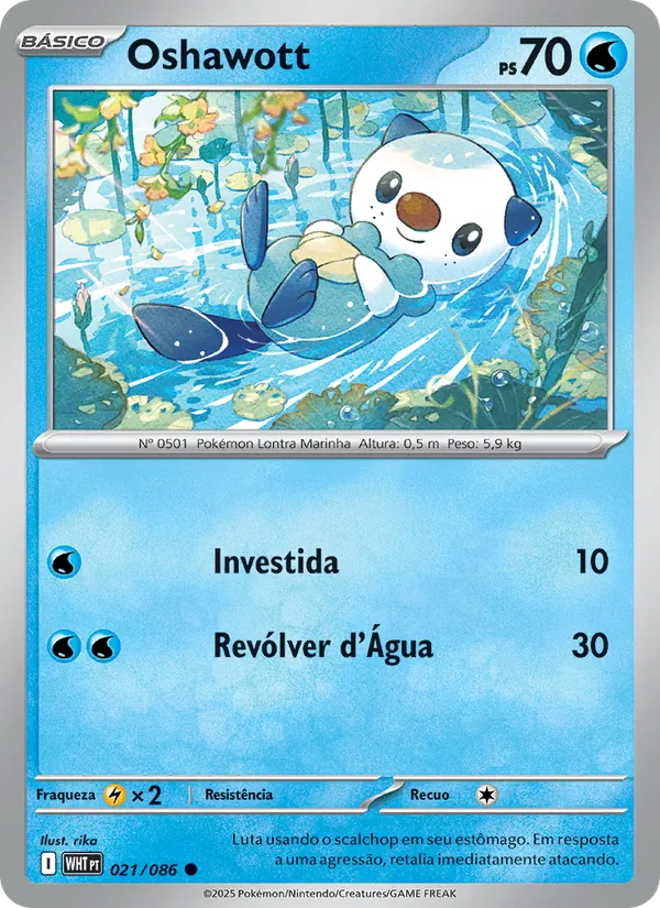 Oshawott (White Flare #021/86)