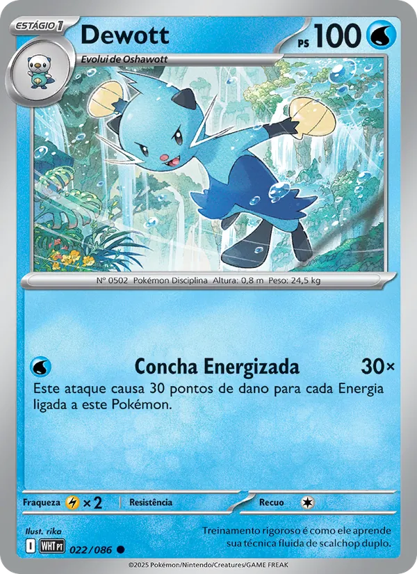 Dewott (White Flare #022/86)