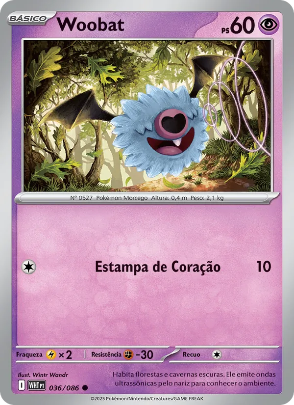 Woobat (White Flare #036/86)