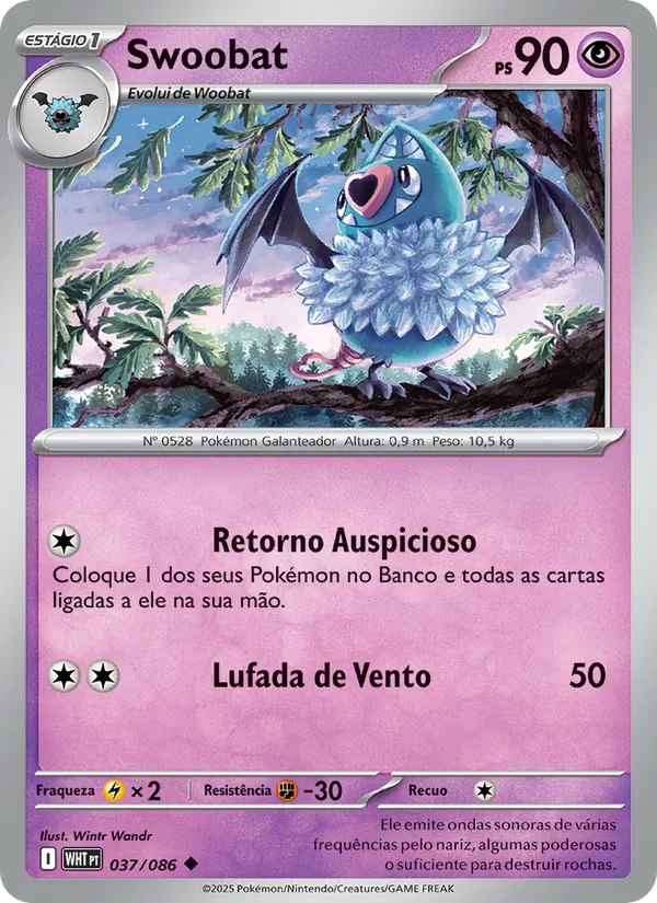 Swoobat (White Flare #037/86)