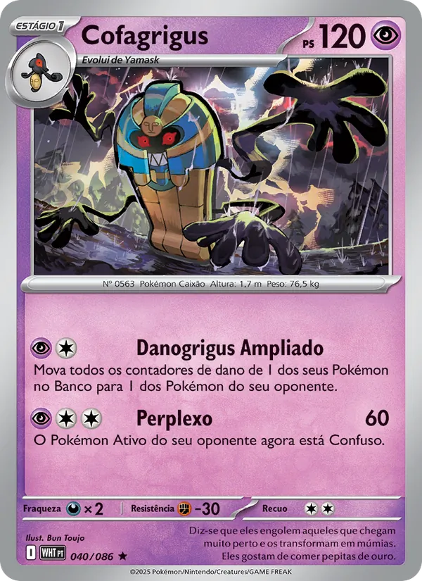 Cofagrigus (White Flare #040/86)