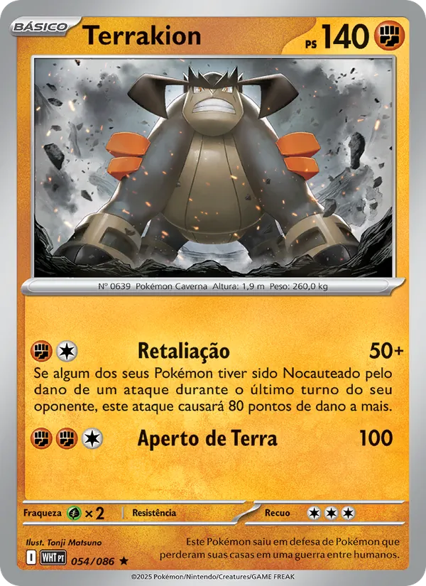 Terrakion (White Flare #054/86)