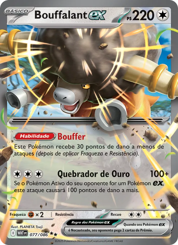 Bouffalant ex (White Flare #077/86)