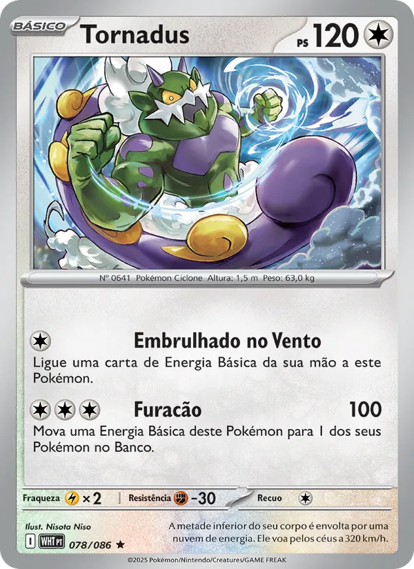 Tornadus (White Flare #078/86)
