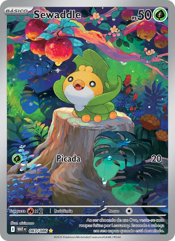 Sewaddle (White Flare #087/86)