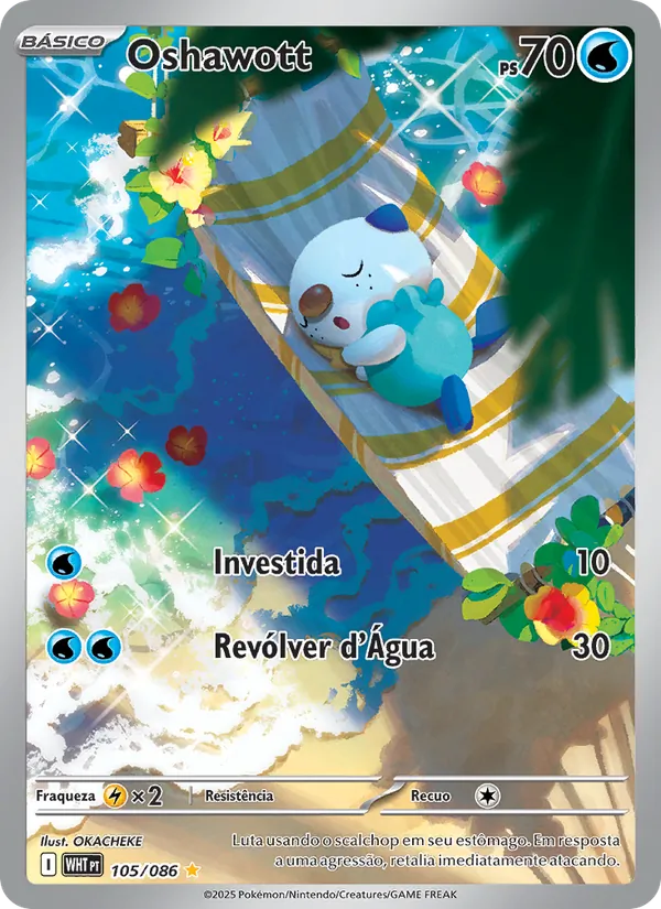 Oshawott (White Flare #105/86)