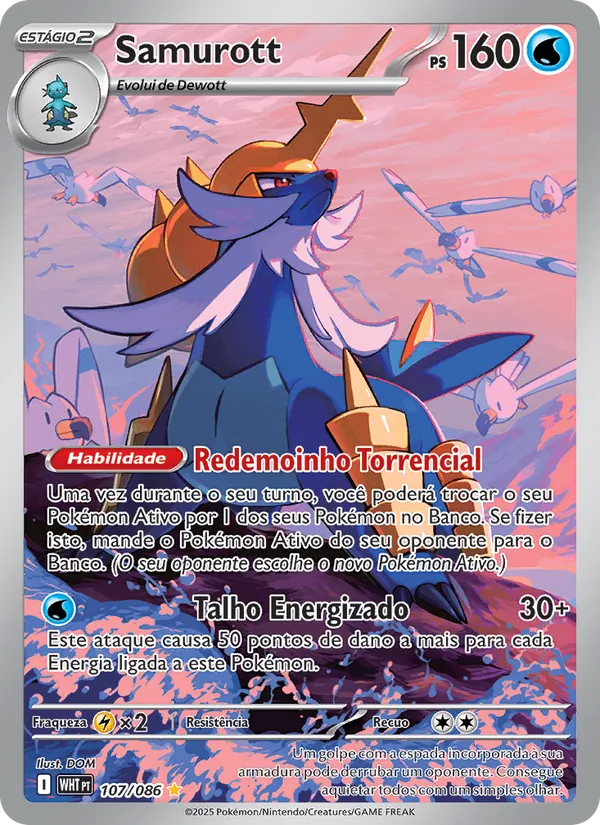 Samurott (White Flare #107/86)