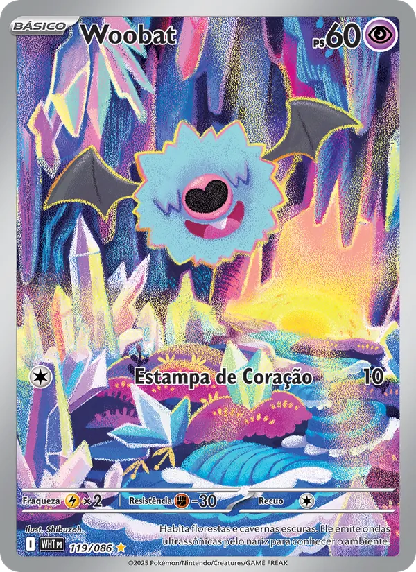 Woobat (White Flare #119/86)
