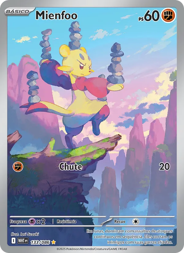 Mienfoo (White Flare #133/86)