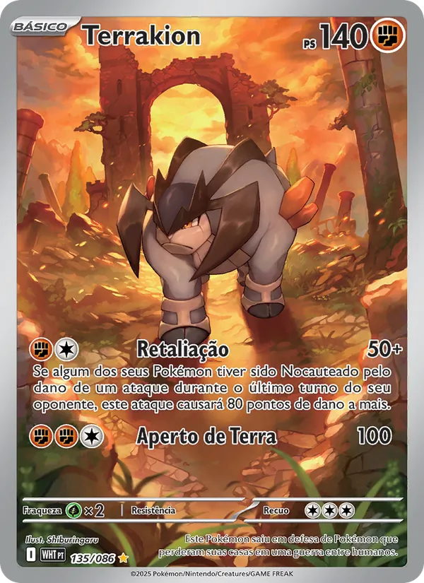 Terrakion (White Flare #135/86)