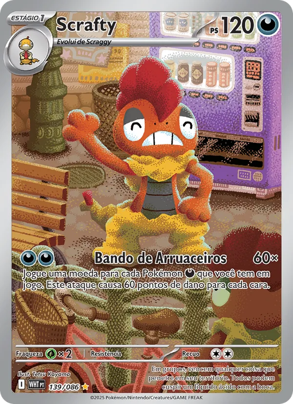 Scrafty (White Flare #139/86)