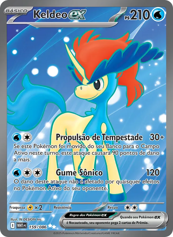 Keldeo ex (White Flare #159/86)