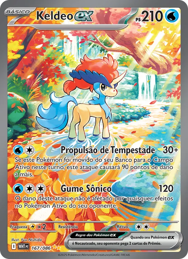 Keldeo ex (White Flare #167/86)