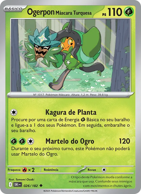 Ogerpon Máscara Turquesa (Destined Rivals #026/182)