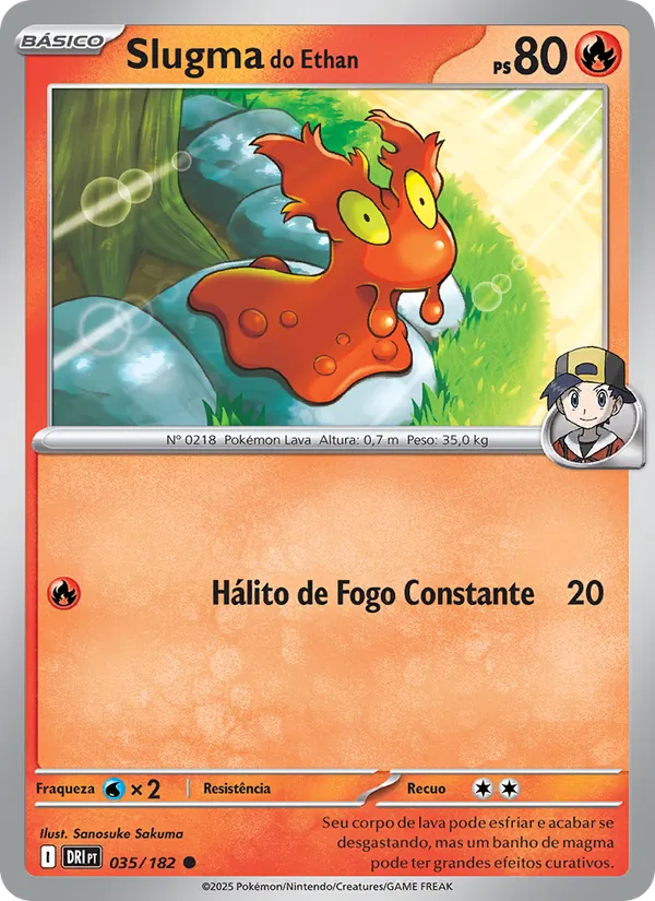 Slugma do Ethan (Destined Rivals #035/182)