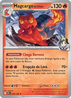 Magcargo do Ethan (Destined Rivals #036/182)