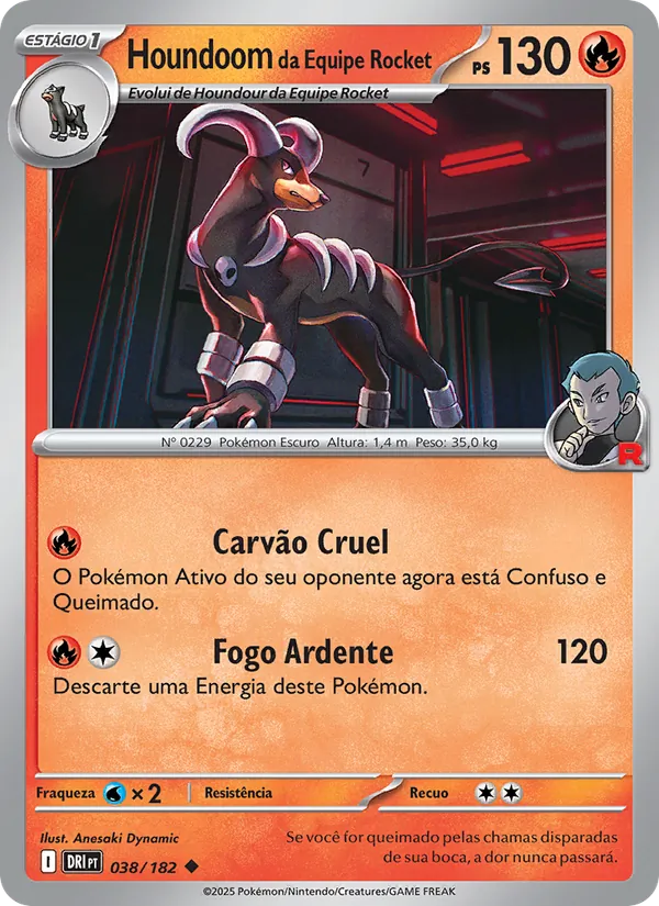 Houndoom da Equipe Rocket (Destined Rivals #038/182)