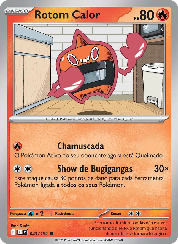 Rotom Calor (Destined Rivals #043/182)