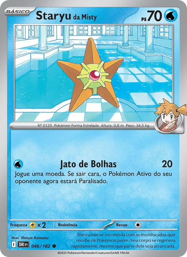 Staryu da Misty (Destined Rivals #046/182)