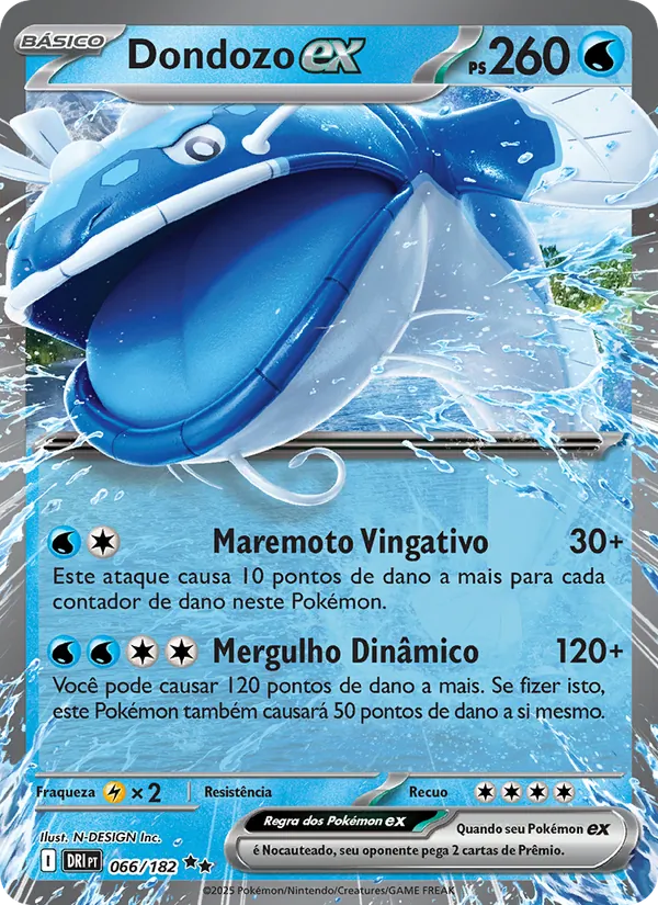 Dondozo ex (Destined Rivals #066/182)