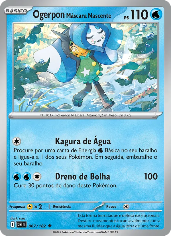 Ogerpon Máscara Nascente (Destined Rivals #067/182)