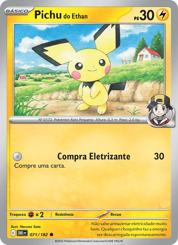 Pichu do Ethan (Destined Rivals #071/182)