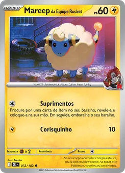 Mareep da Equipe Rocket (Destined Rivals #072/182)
