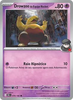 Drowzee da Equipe Rocket (Destined Rivals #079/182)