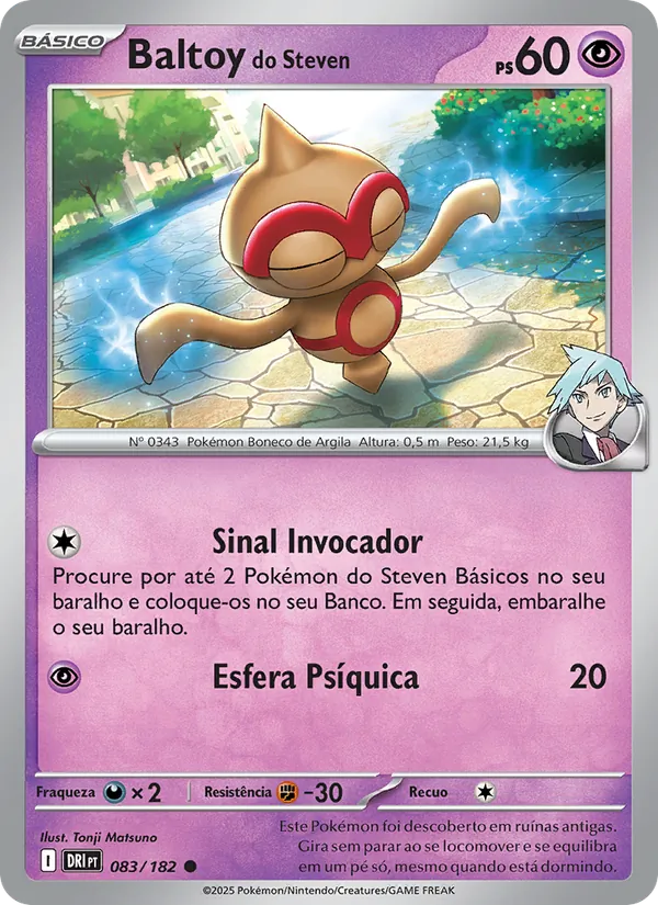 Baltoy do Steven (Destined Rivals #083/182)