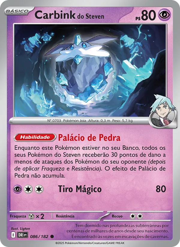 Carbink do Steven (Destined Rivals #086/182)