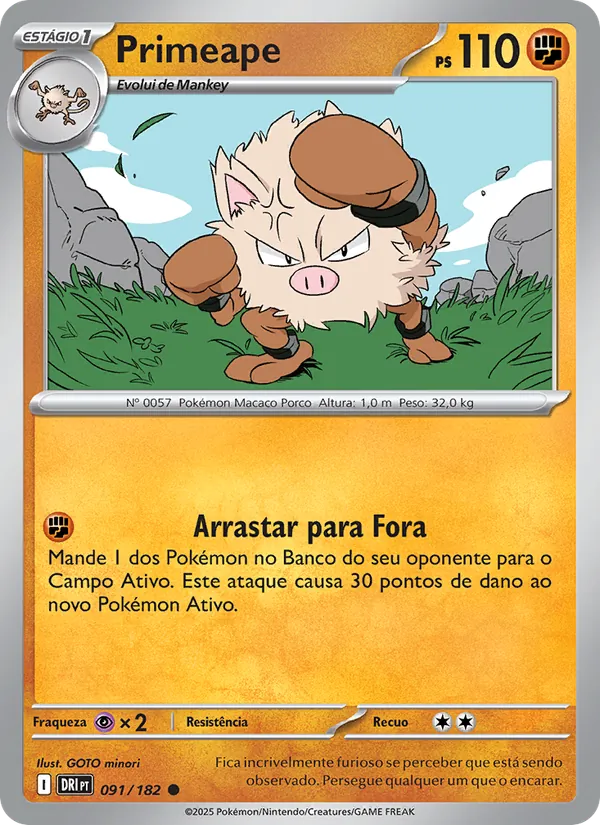 Primeape (Destined Rivals #091/182)