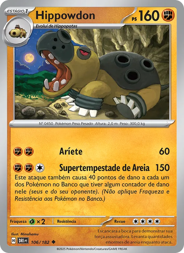 Hippowdon (Destined Rivals #106/182)