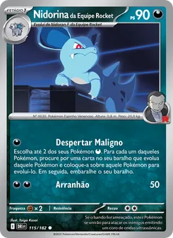 Nidorina da Equipe Rocket (Destined Rivals #115/182)