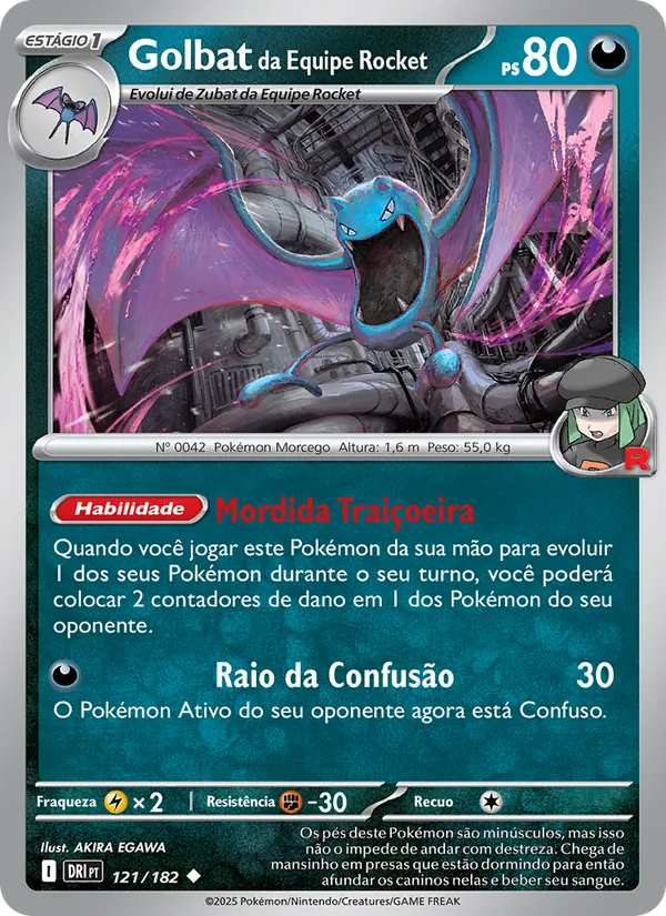 Golbat da Equipe Rocket (Destined Rivals #121/182)