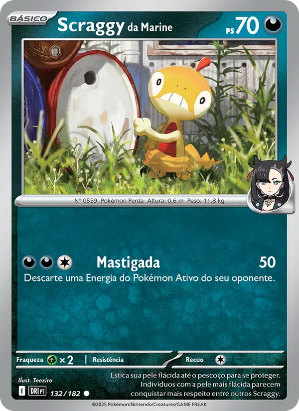 Scraggy da Marine (Destined Rivals #132/182)
