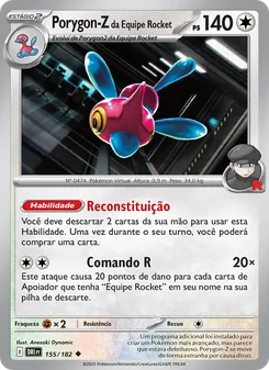Porygon-Z da Equipe Rocket (Destined Rivals #155/182)