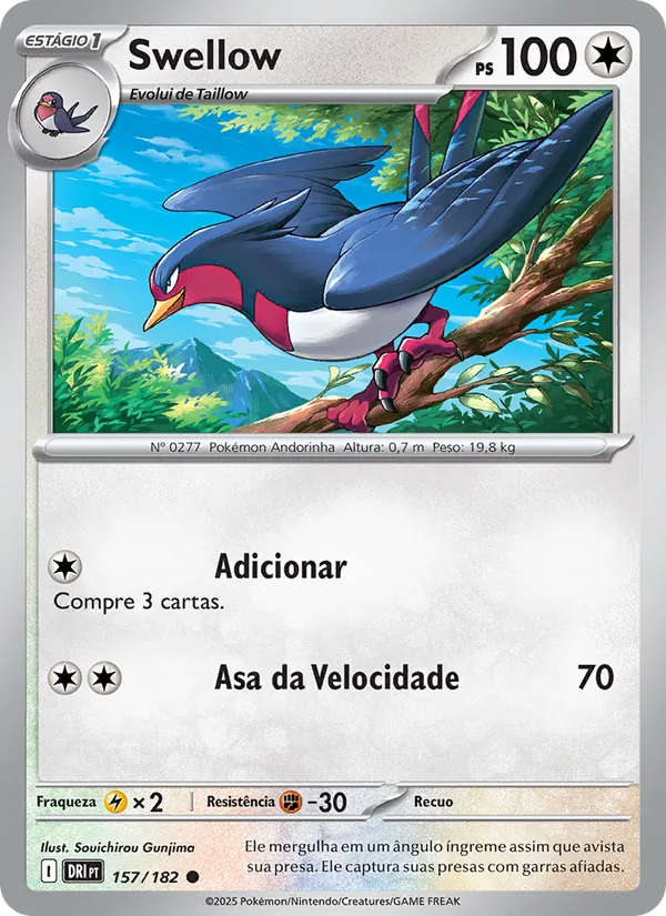 Swellow (Destined Rivals #157/182)