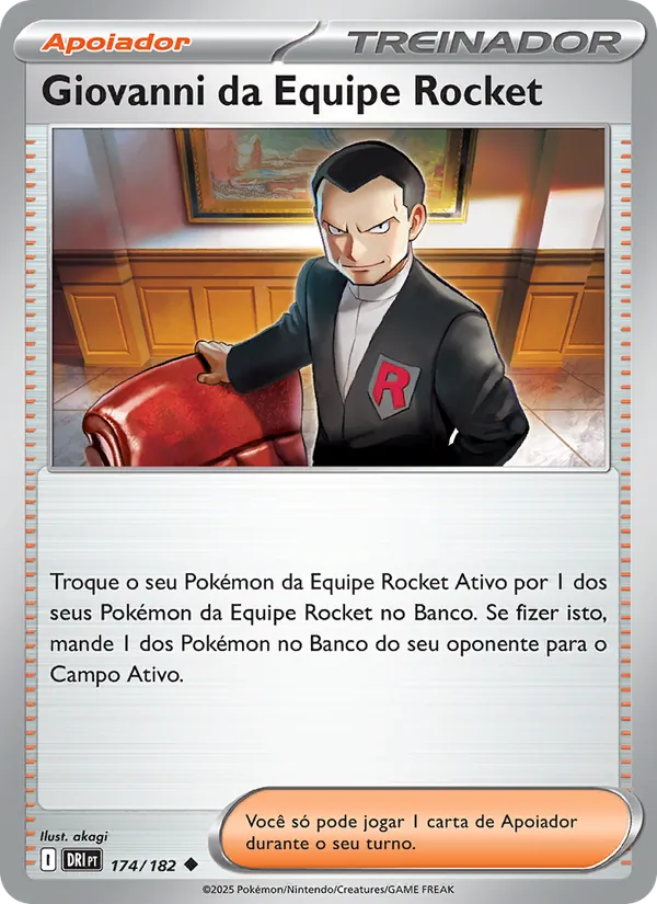 Giovanni da Equipe Rocket (Destined Rivals #174/182)