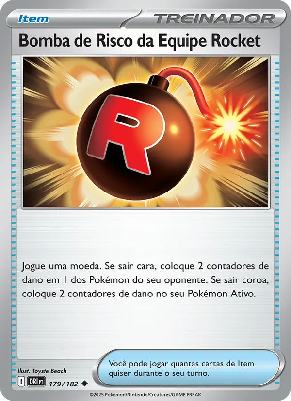 Bomba de Risco da Equipe Rocket (Destined Rivals #179/182)