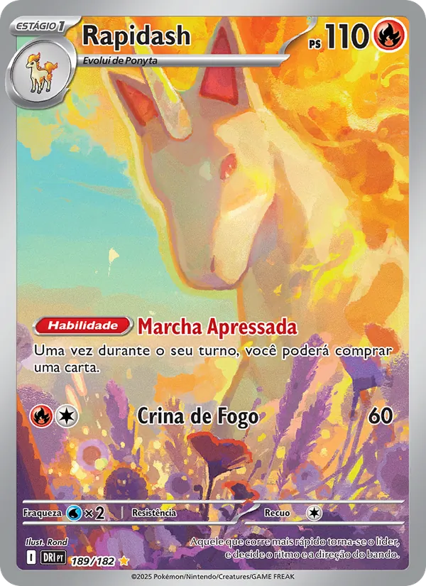 Rapidash (Destined Rivals #189/182)