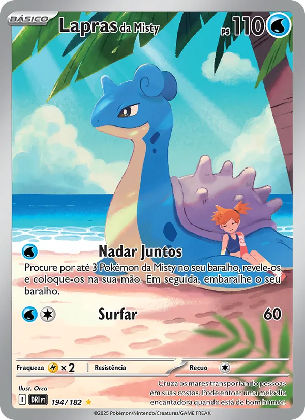 Lapras da Misty (Destined Rivals #194/182)