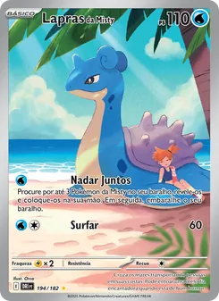 Lapras da Misty (Destined Rivals #194/182)