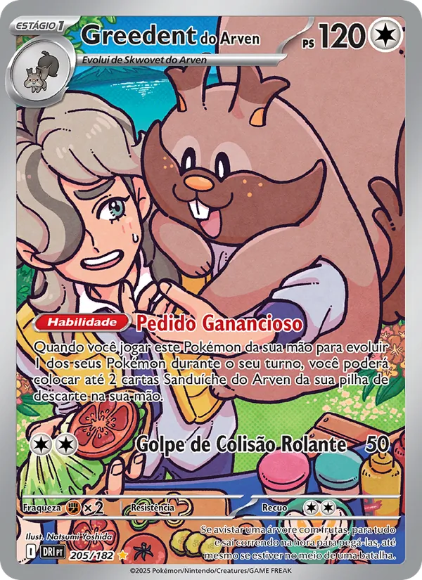Greedent do Arven (Destined Rivals #205/182)