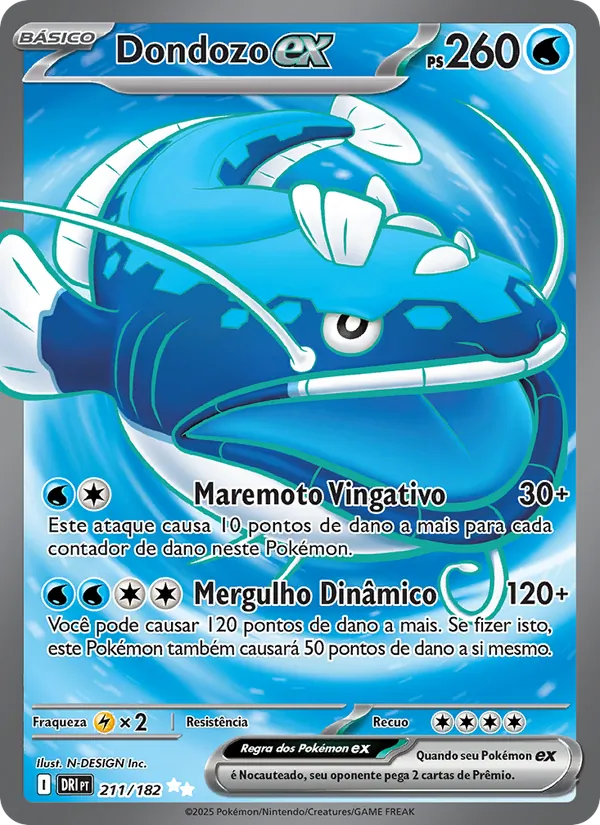 Dondozo ex (Destined Rivals #211/182)